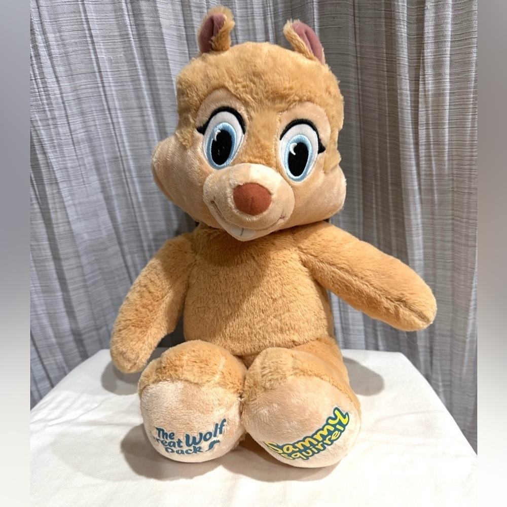 Build-A-Bear Sammy the squirrel Tan Stuffed Animal